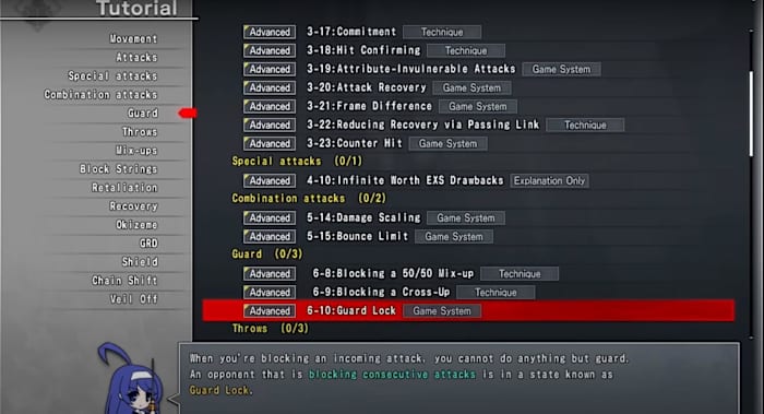 Just a fraction of the lessons in UNI 2's tutorial.